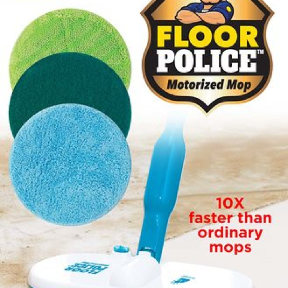 Floor Police Rechargeable Motorized Spinning Mop